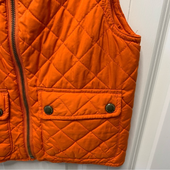 Ralph Lauren Children’s Bright Orange Quilted Vest/ Jacket - Picture 4 of 6